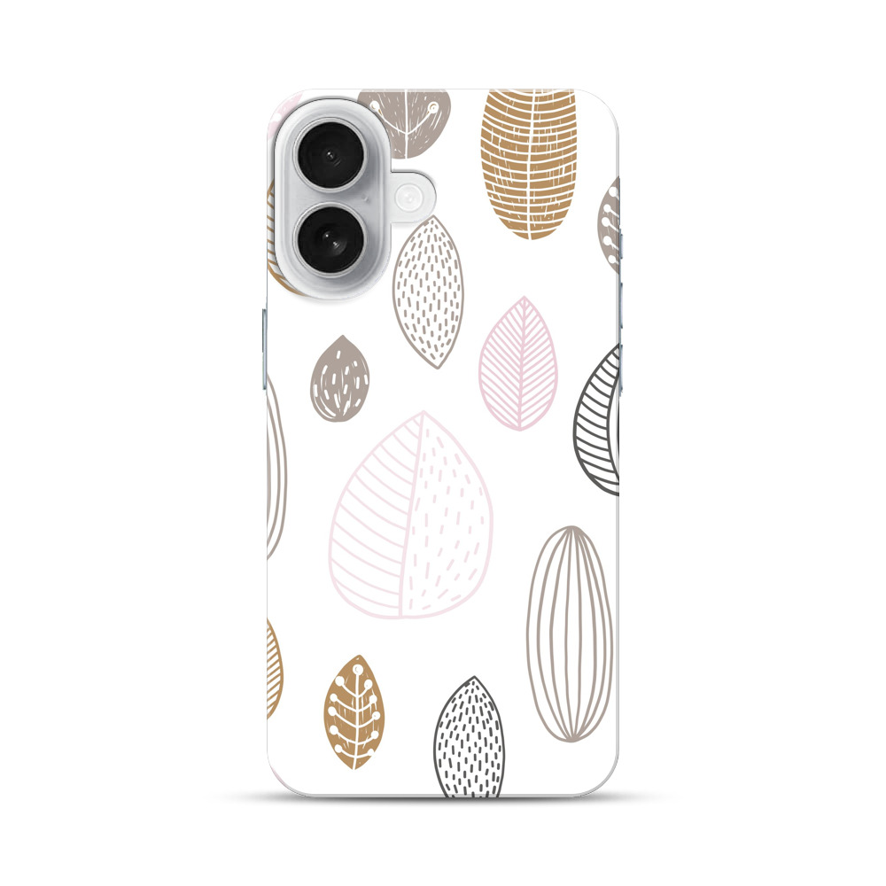 葉のパターン iPhone 17オリジナルハードケース