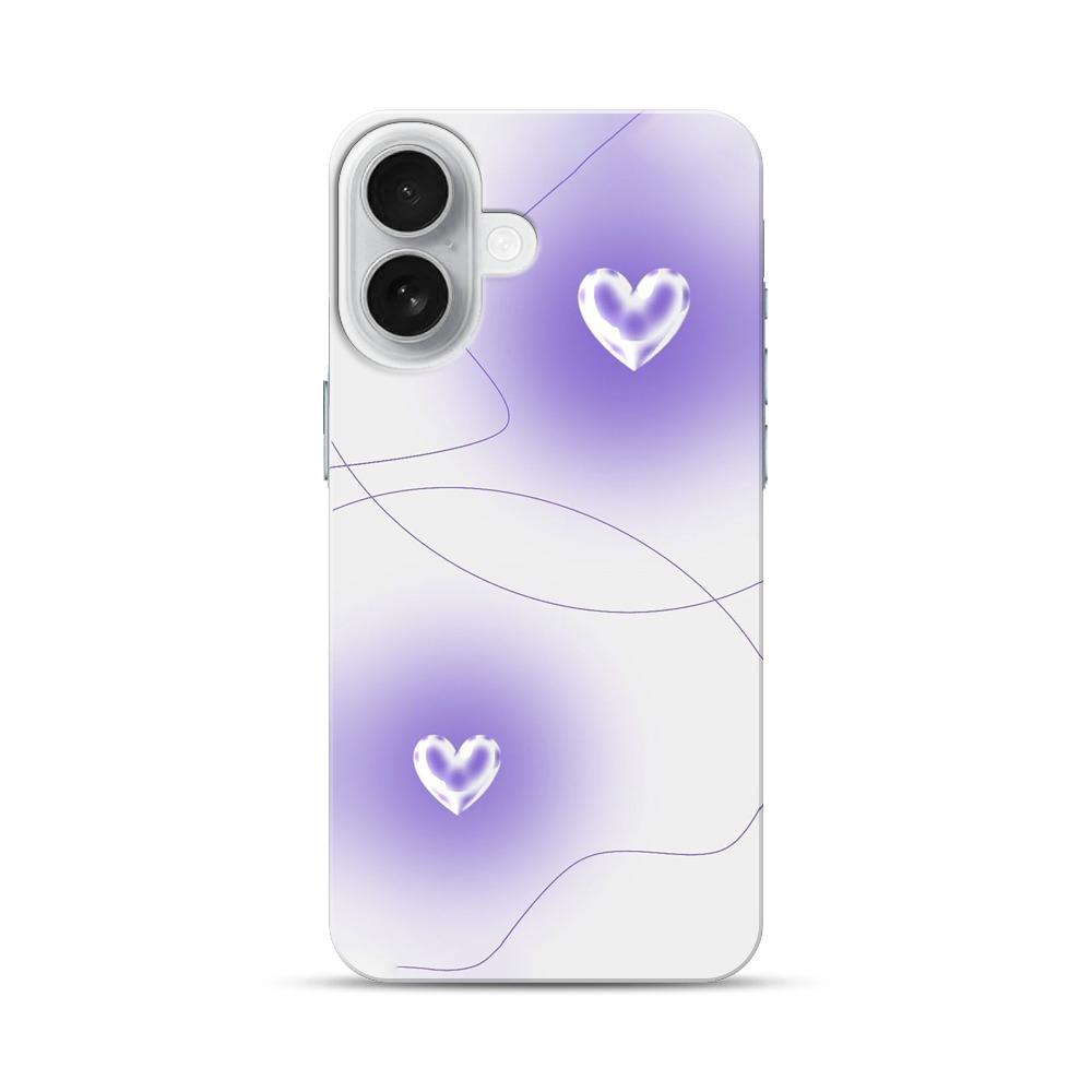 ハートと線のデザイン crystal-heart ハートと線のデザイン crystal-heart