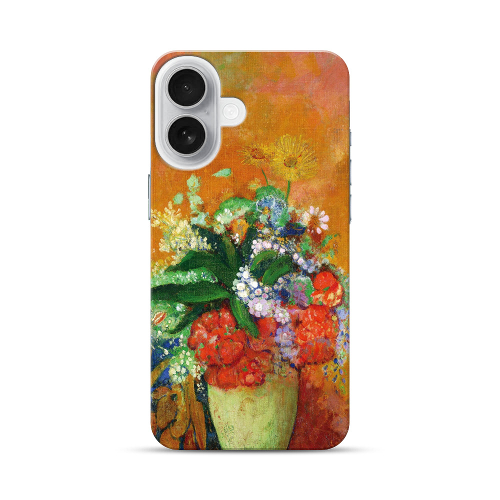 色鮮やかな花のブーケ iPhone 17オリジナルハードケース