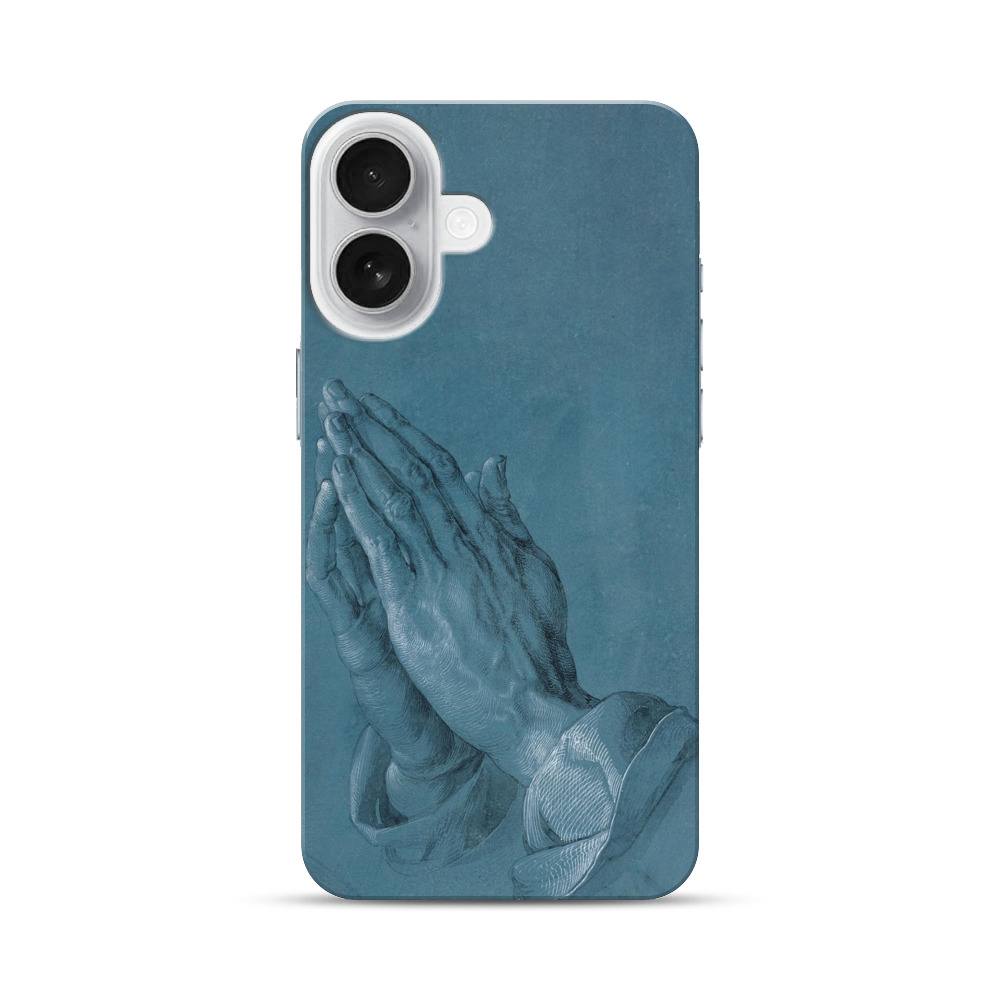 祈る手のイラスト iPhone 17オリジナルハードケース