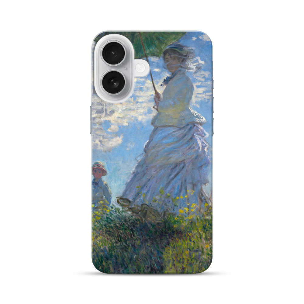 印象派の青空と草花ケース用画像 iPhone 17オリジナルハードケース