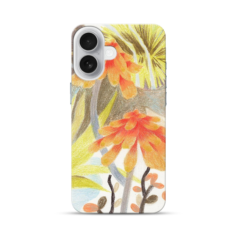 色鮮やかな季節の花々 iPhone 17オリジナルハードケース