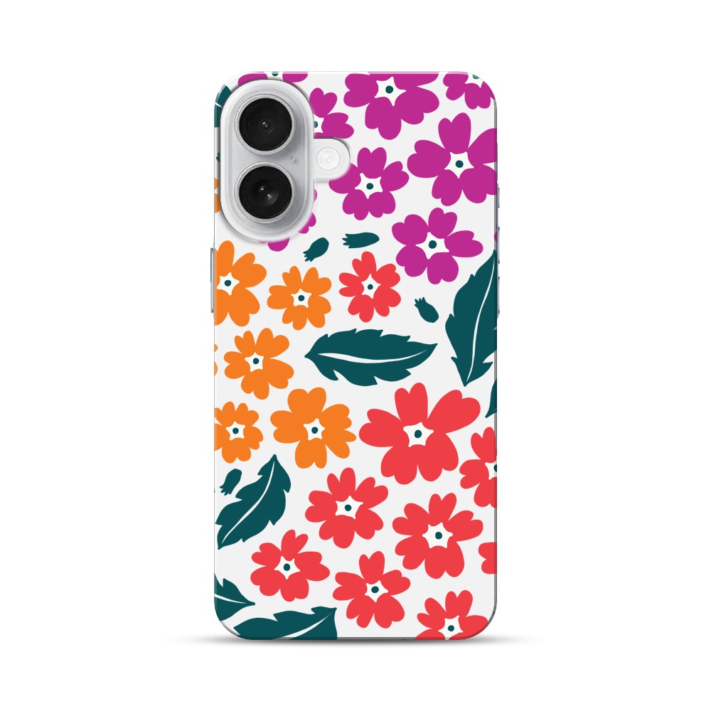 色とりどりの花 iPhone 17オリジナルハードケース