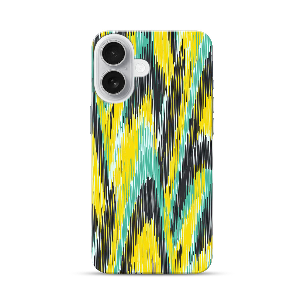 カラフルな抽象模様 iPhone 17オリジナルハードケース