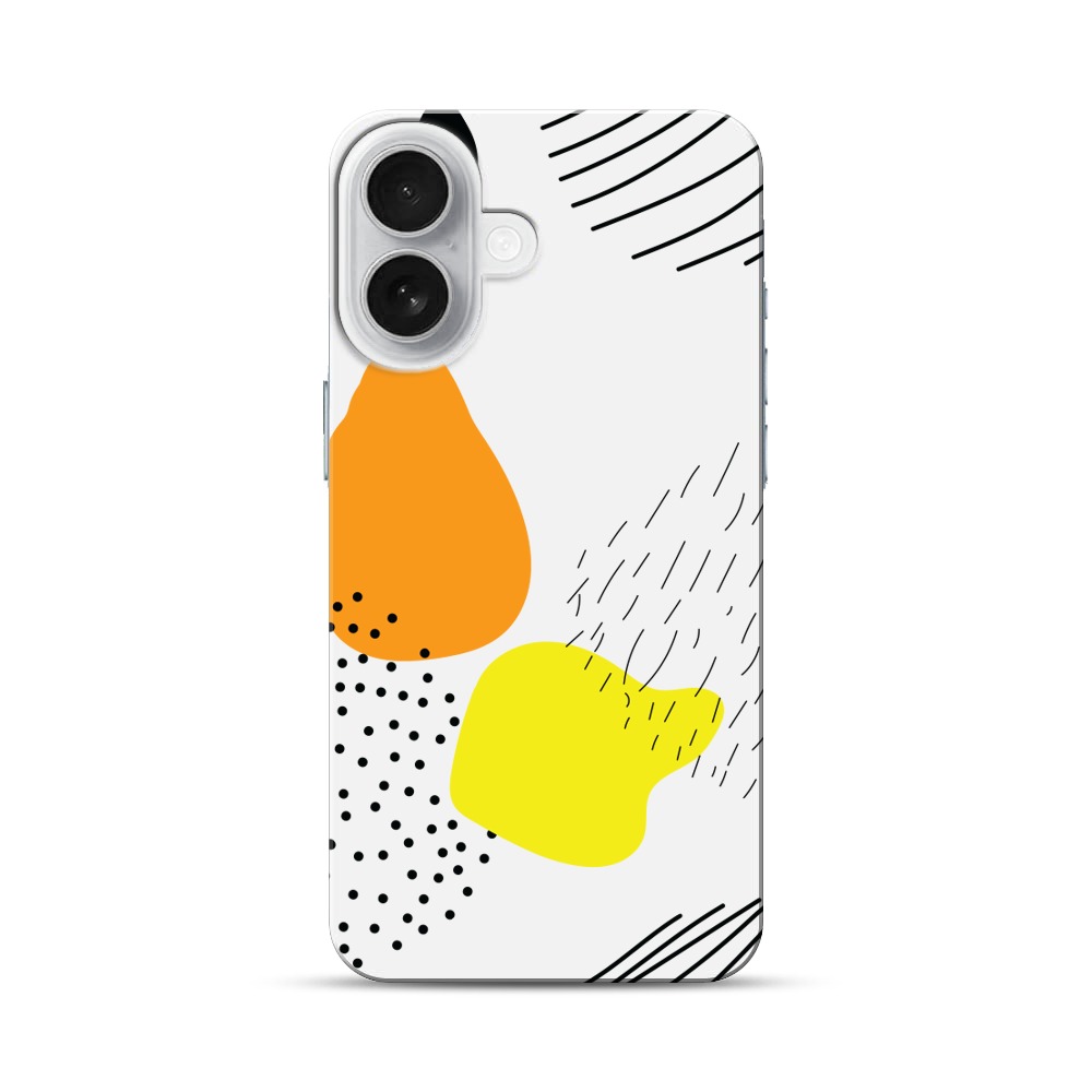 カラフルな抽象画 iPhone 17オリジナルハードケース