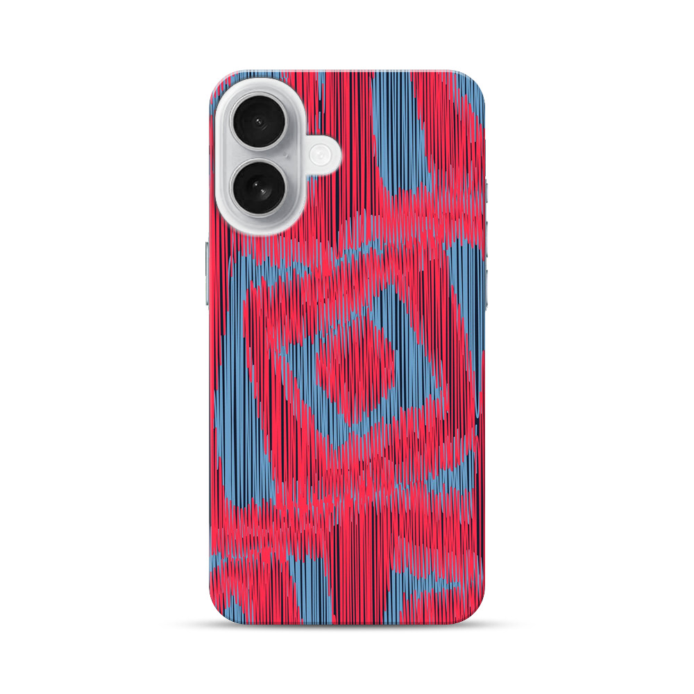 カラフルなパターン iPhone 17オリジナルハードケース