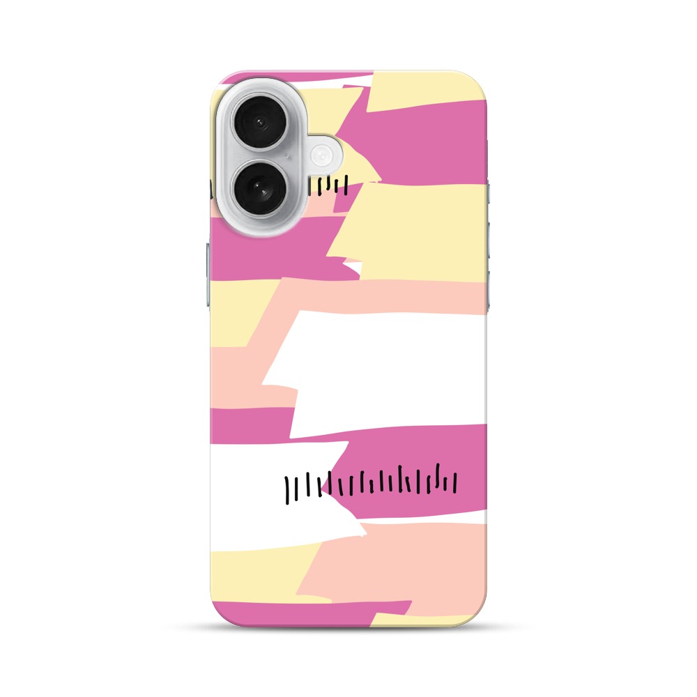 カラフルなストライプ iPhone 17オリジナルハードケース