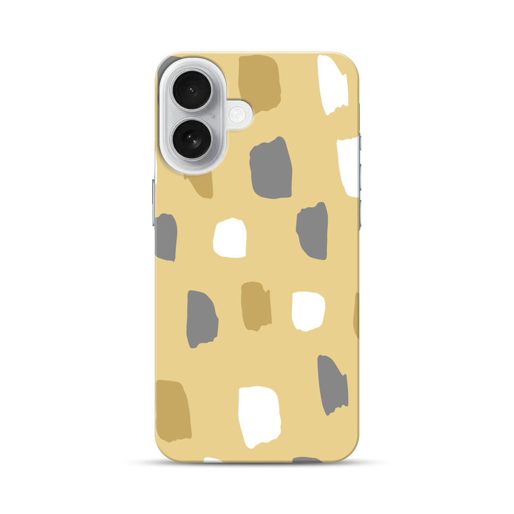 カラフルな抽象的なブラシストロークパターン iPhone 17オリジナルハードケース