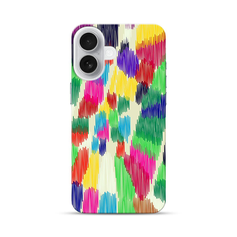 カラフルな模様 iPhone 17オリジナルハードケース