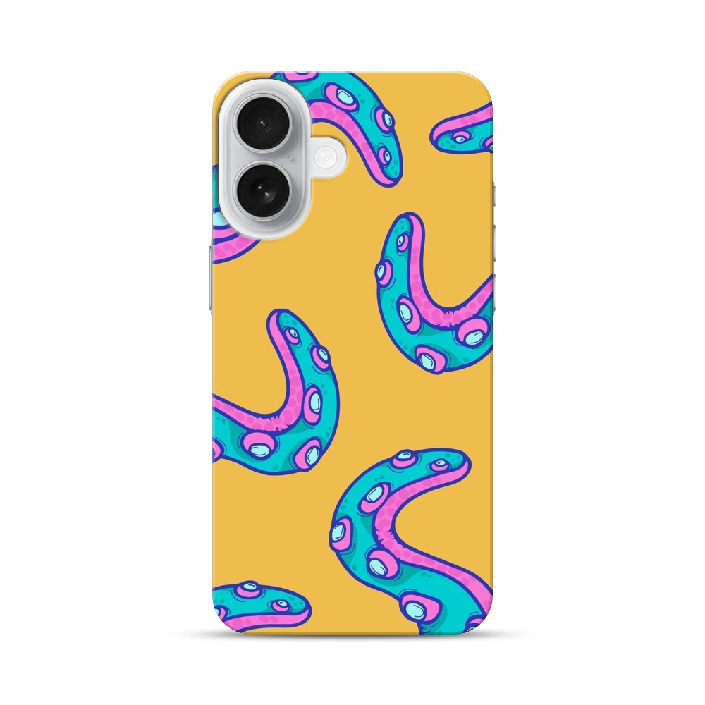 カラフルなタコの触手 iPhone 17オリジナルハードケース