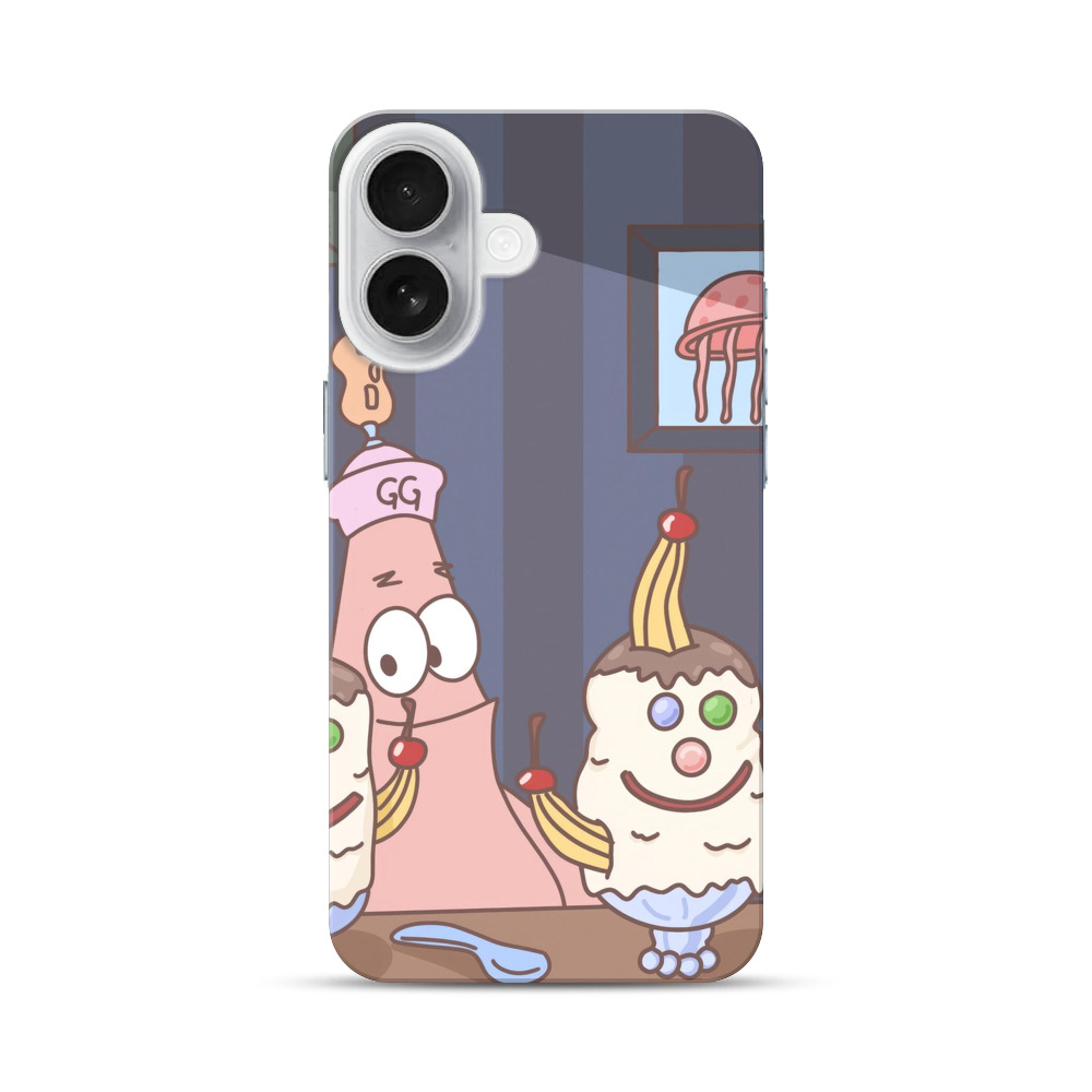 かわいいアイスキャラ iPhone 17オリジナルハードケース