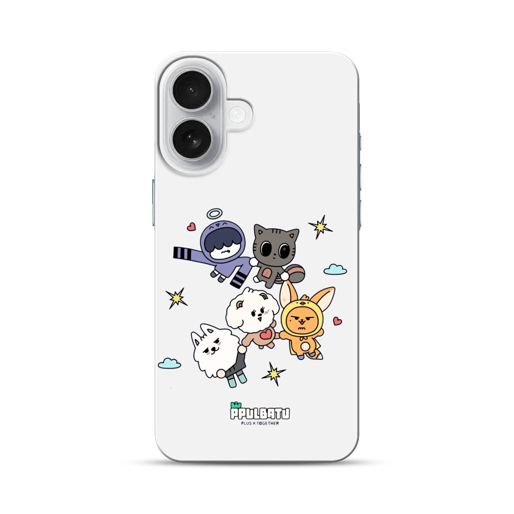 かわいい動物たち iPhone 17オリジナルハードケース