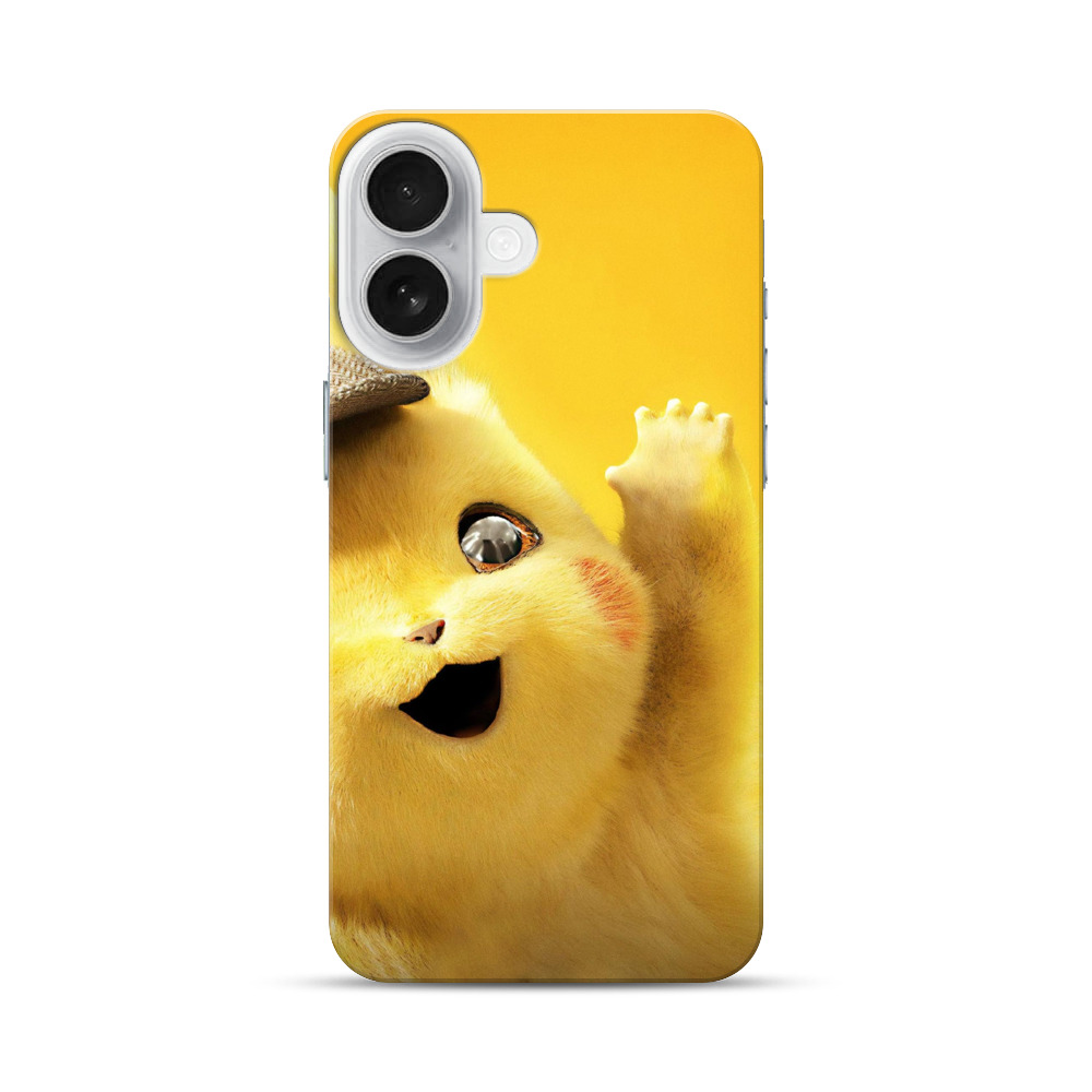 かわいい黄色モンスター iPhone 17オリジナルハードケース