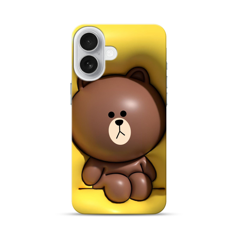 かわいいクマ iPhone 17オリジナルハードケース