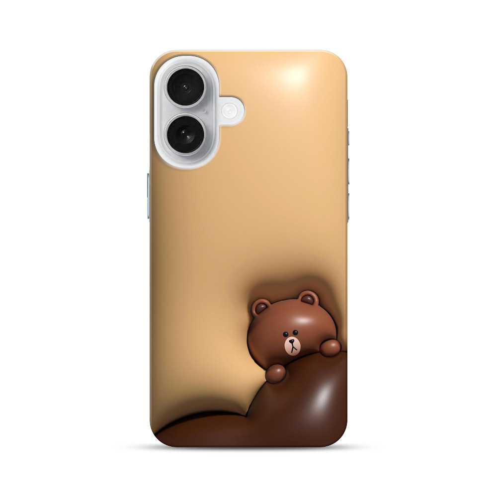 隅のかわいいクマ iPhone 17オリジナルハードケース