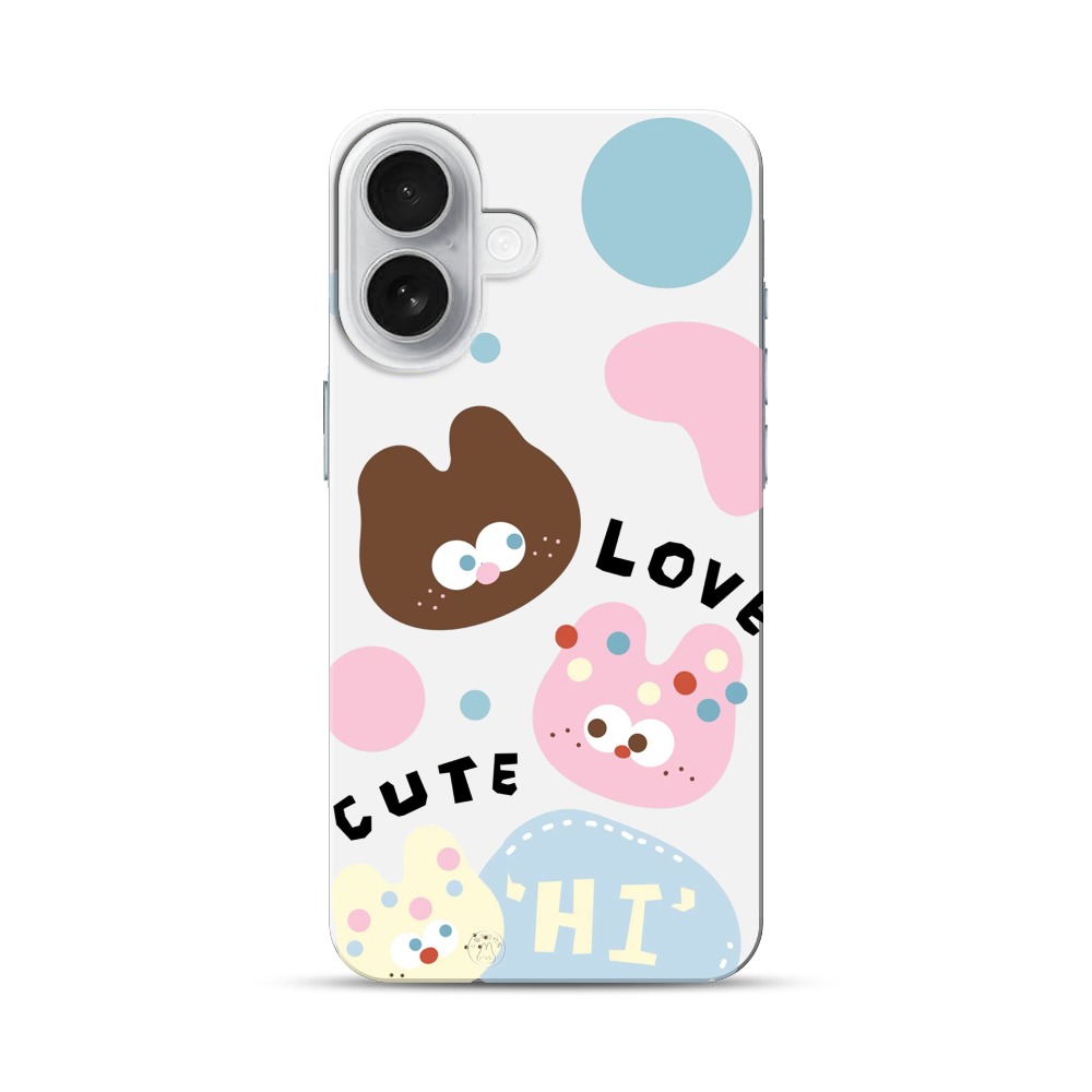 かわいいキャラクター iPhone 17オリジナルハードケース