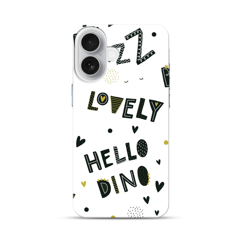 かわいい文字 iPhone 17オリジナルハードケース