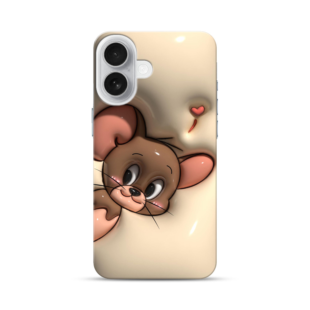 かわいいネズミ iPhone 17オリジナルハードケース