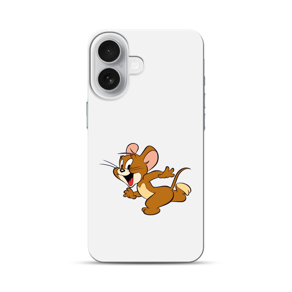 かわいいネズミキャラクター iPhone 17オリジナルハードケース