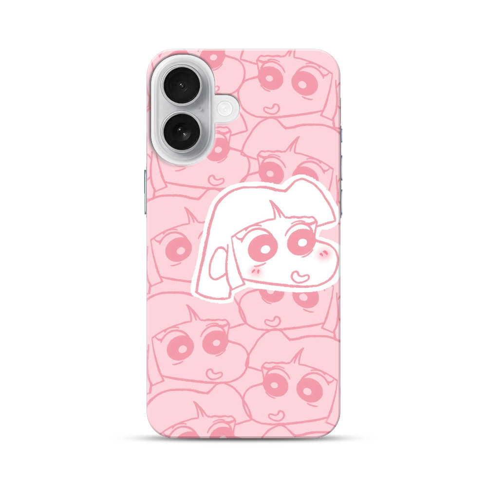 かわいいキャラクター顔 iPhone 17オリジナルハードケース