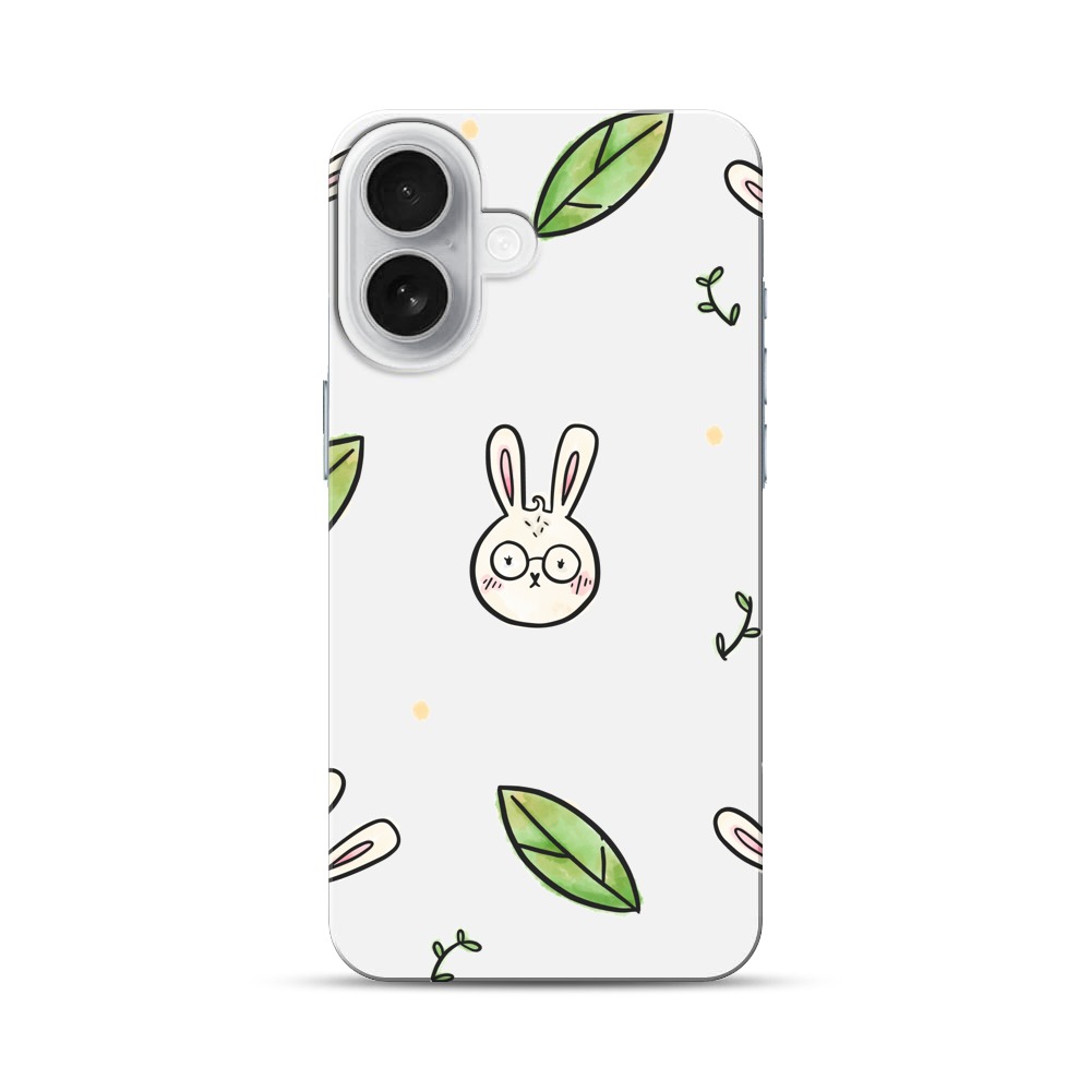 かわいいウサギと葉っぱ nerdy-bunny かわいいウサギと葉っぱ nerdy-bunny