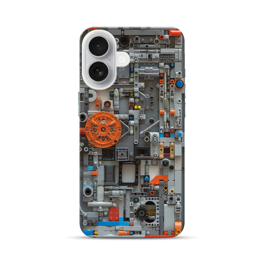 複雑機械部品デザイン iPhone 17オリジナルハードケース