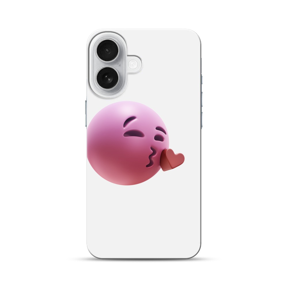 キスする絵文字 iPhone 17オリジナルハードケース