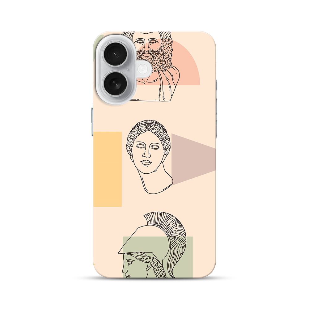 古代ギリシャ彫刻の肖像画 iPhone 17オリジナルハードケース