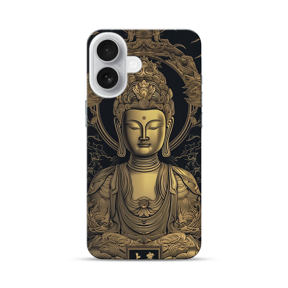 黄金の仏像 iPhone 17オリジナルハードケース