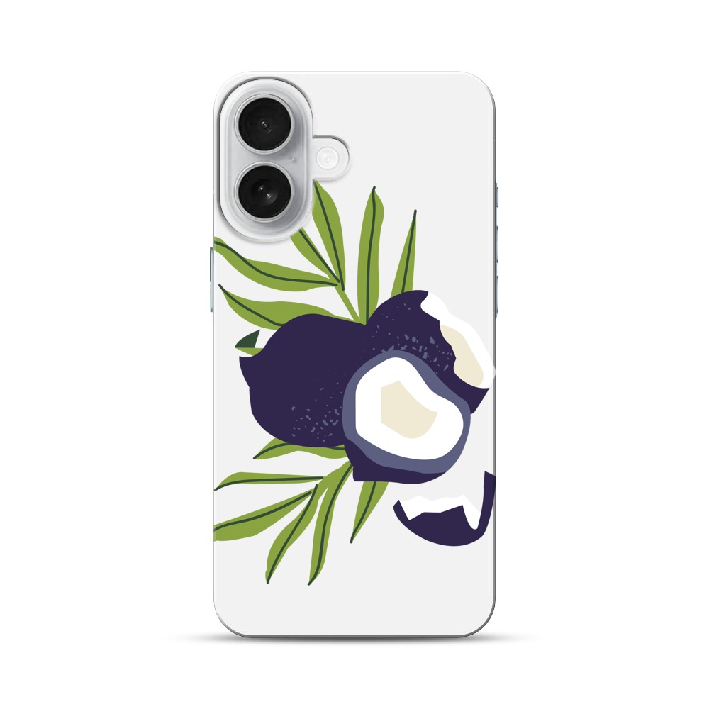 ココナッツと葉 iPhone 17オリジナルハードケース