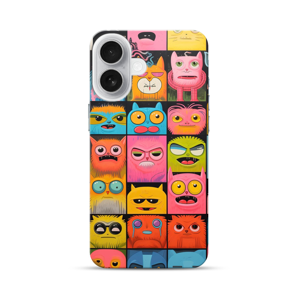 個性的動物キャラクター iPhone 17オリジナルハードケース