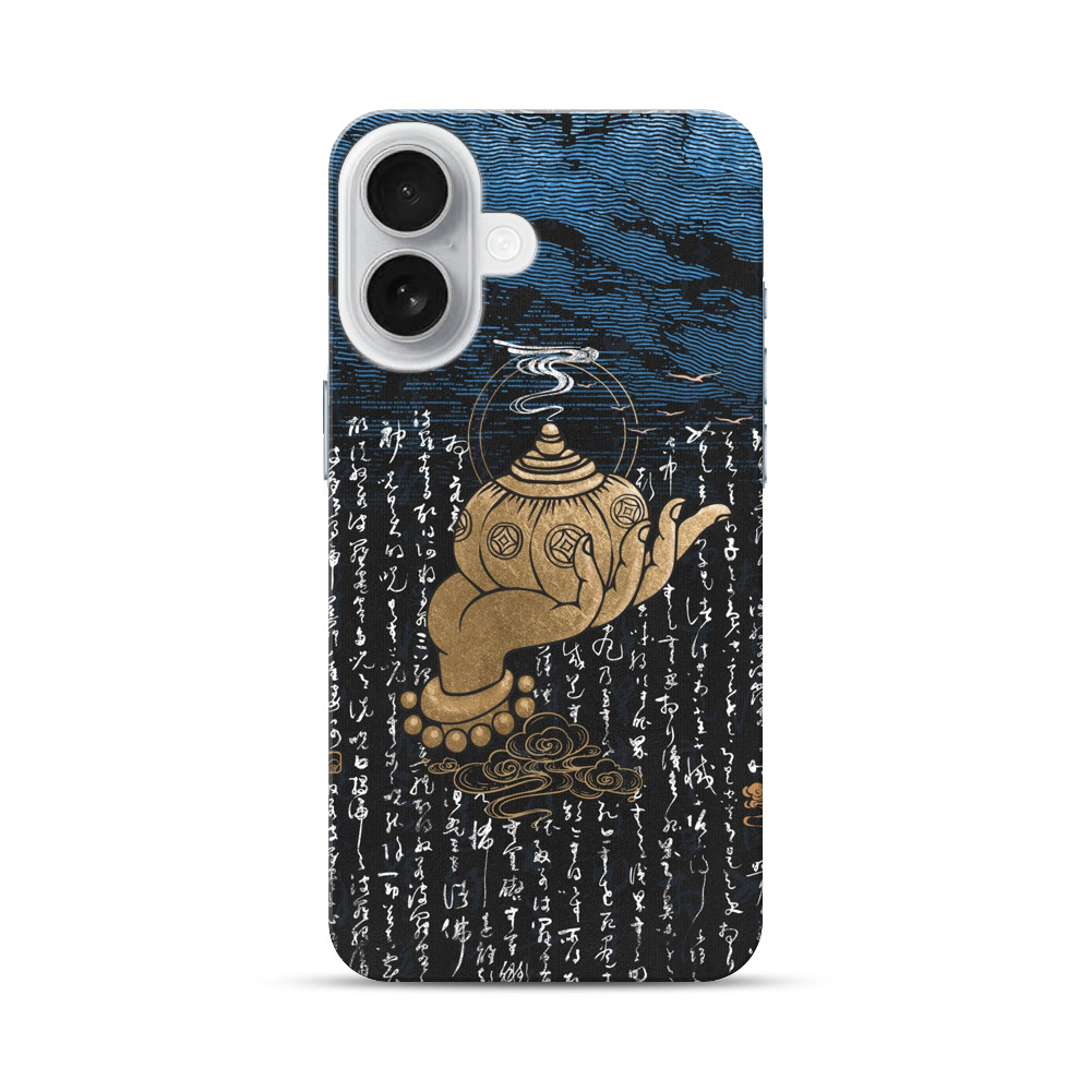 香炉を持つ手 iPhone 17オリジナルハードケース