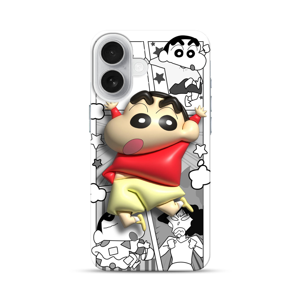 クレヨンしんちゃん元気ポーズ iPhone 17オリジナルハードケース