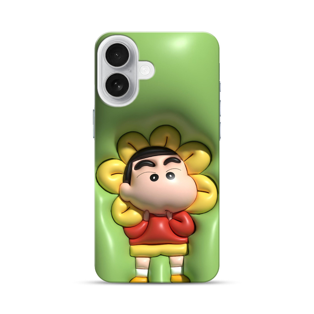 しんちゃんとひまわり iPhone 17オリジナルハードケース