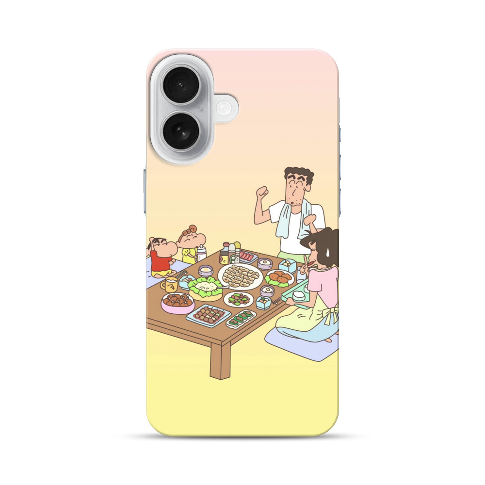 家族の食卓風景 iPhone 17オリジナルハードケース