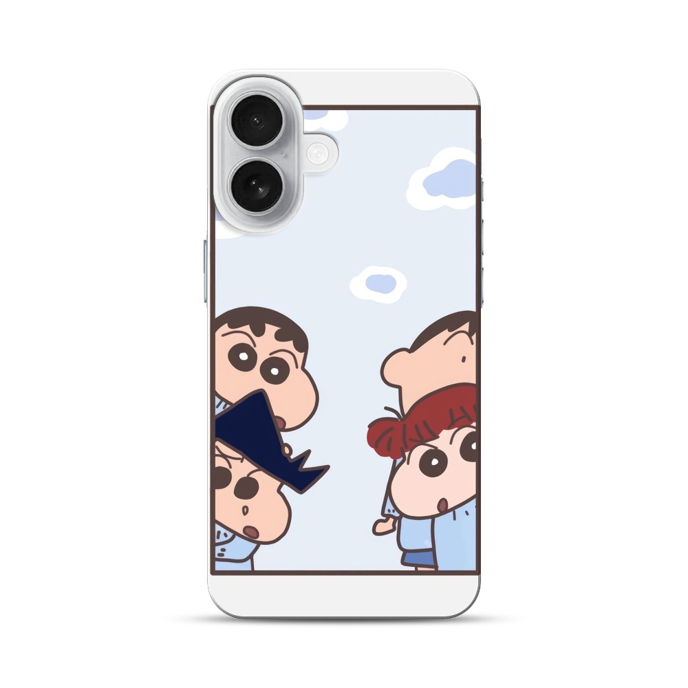 空を見上げるしんちゃん iPhone 17オリジナルハードケース