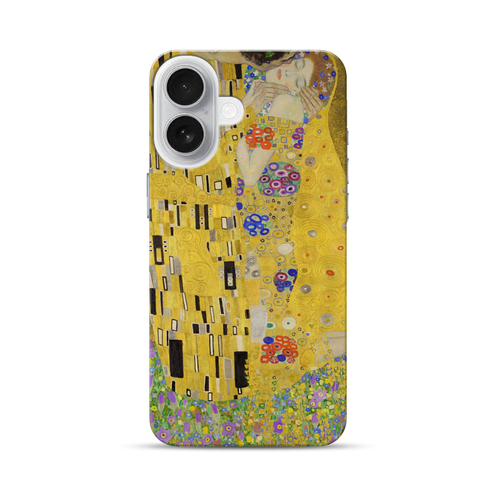 接吻の華やかな装飾デザイン iPhone 17オリジナルハードケース