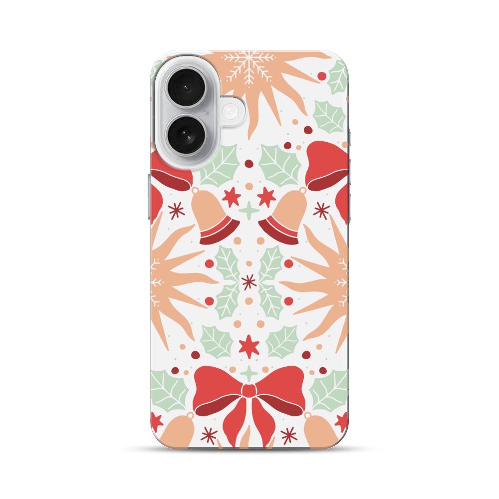 クリスマス模様のデザイン iPhone 17オリジナルハードケース