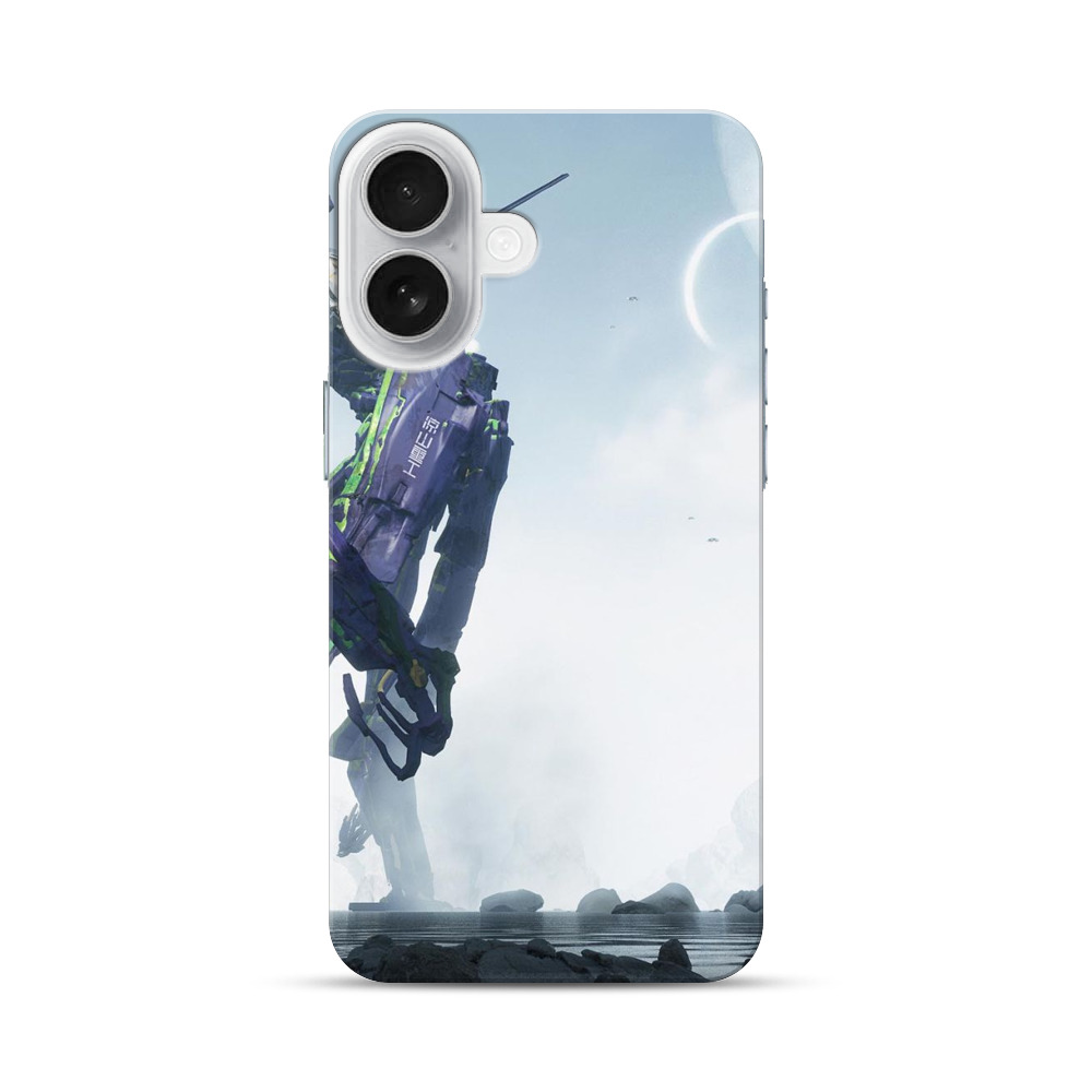 月夜の巨大ロボットケース用 iPhone 17オリジナルハードケース