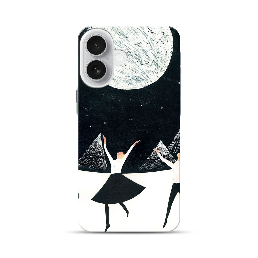 満月の夜に踊る三人 iPhone 17オリジナルハードケース