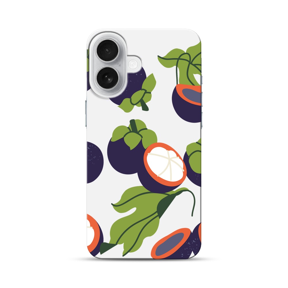 マンゴスチンのイラスト iPhone 17オリジナルハードケース