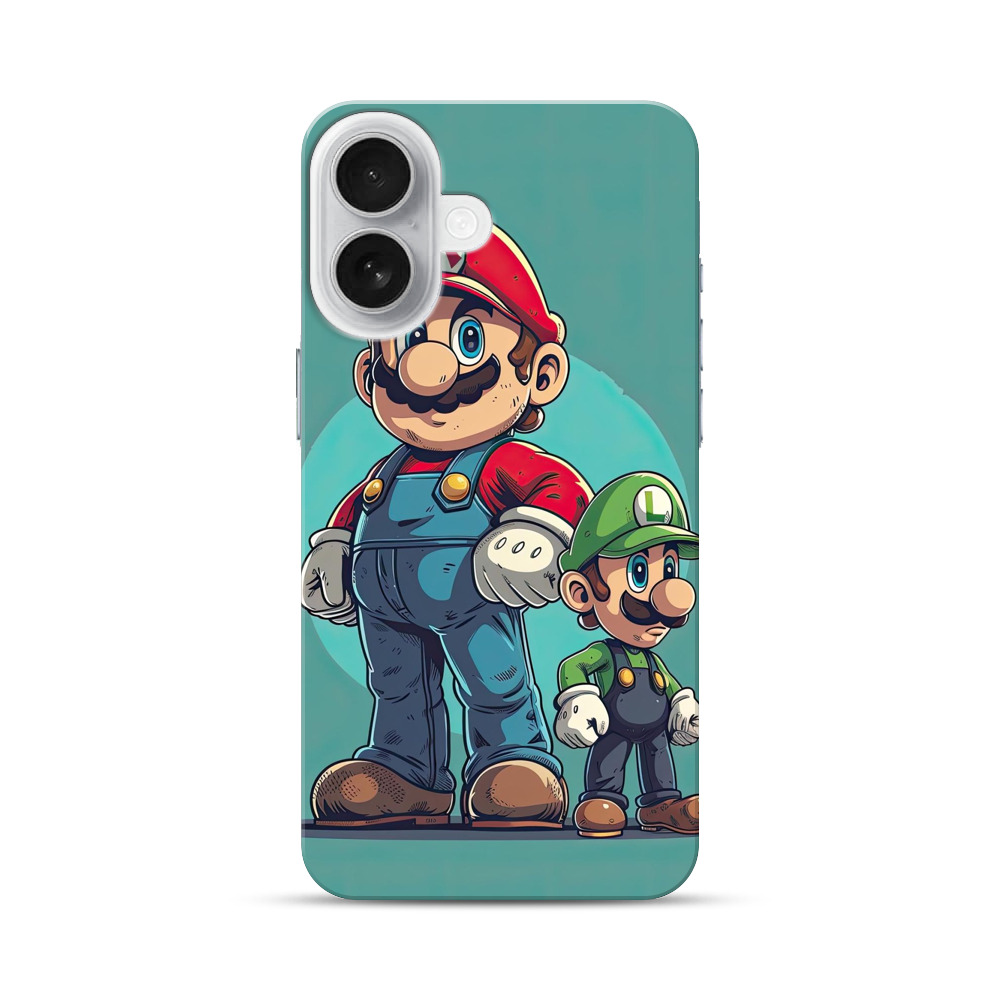 マリオとルイージ iPhone 17オリジナルハードケース