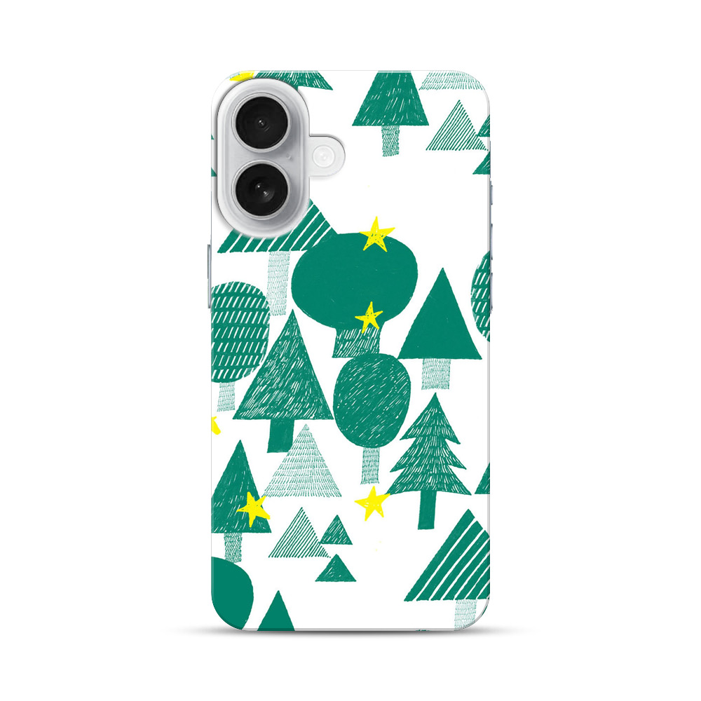 緑の森と黄色い星のパターン green-forest 緑の森と黄色い星のパターン green-forest