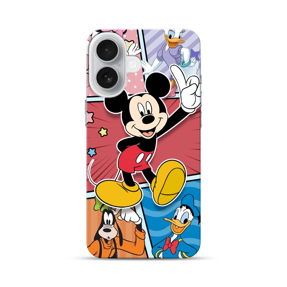 元気なミッキーマウス iPhone 17オリジナルハードケース