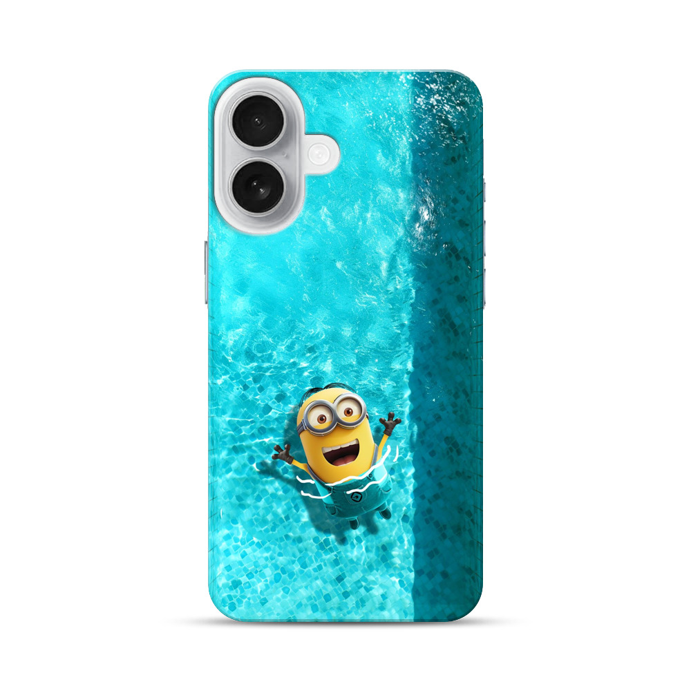 ミニオンとプール遊び iPhone 17オリジナルハードケース