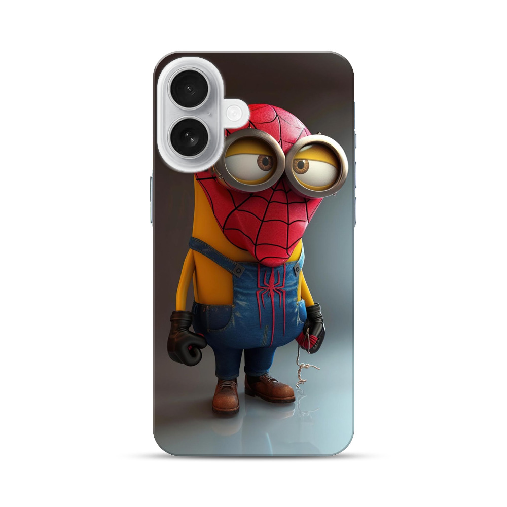 ミニオンのスパイダーマン姿 iPhone 17オリジナルハードケース