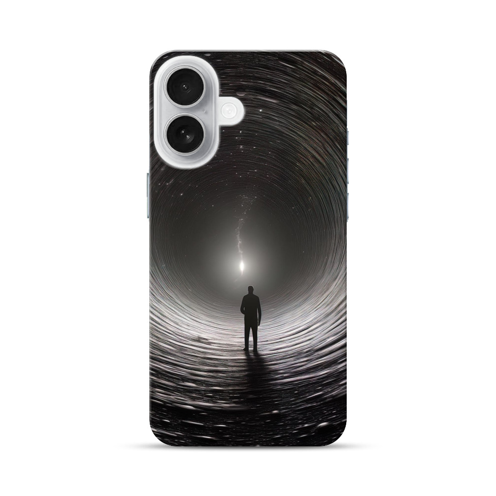 無限トンネルのシルエット iPhone 17オリジナルハードケース