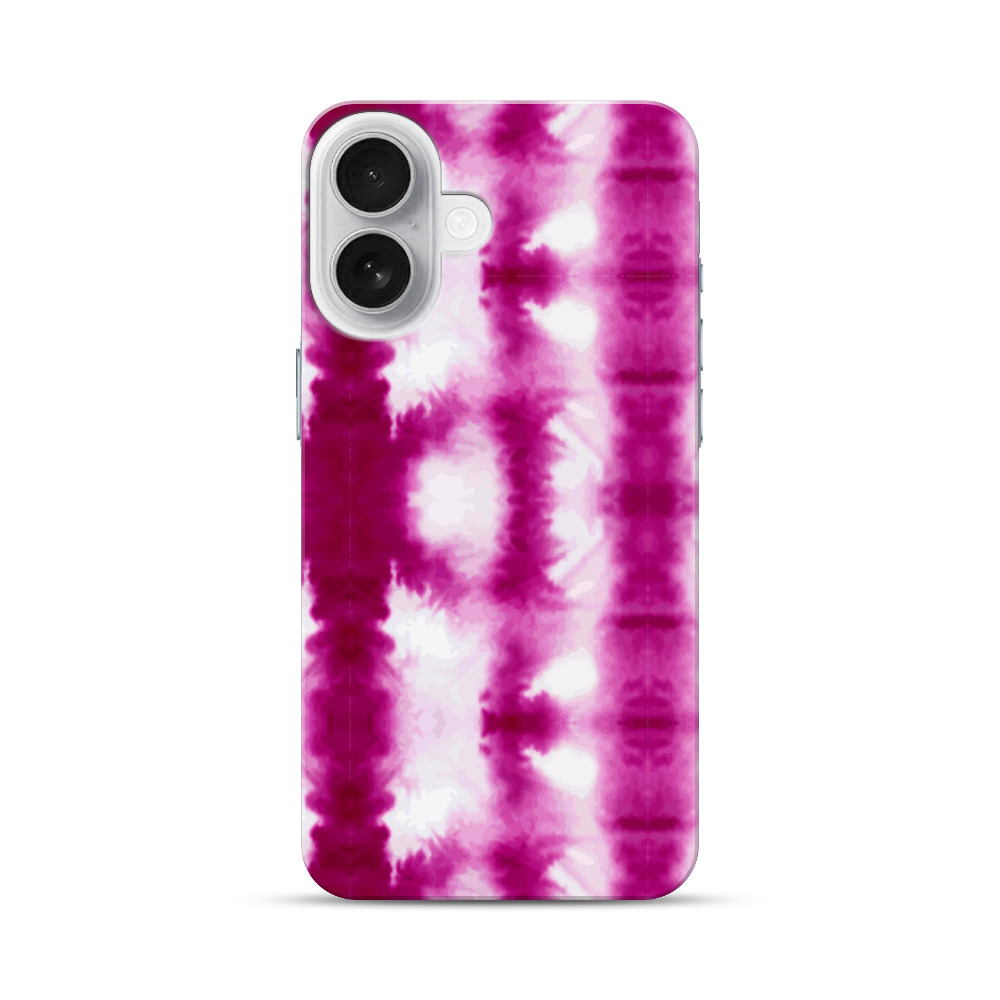 紫の抽象模様 iPhone 17オリジナルハードケース