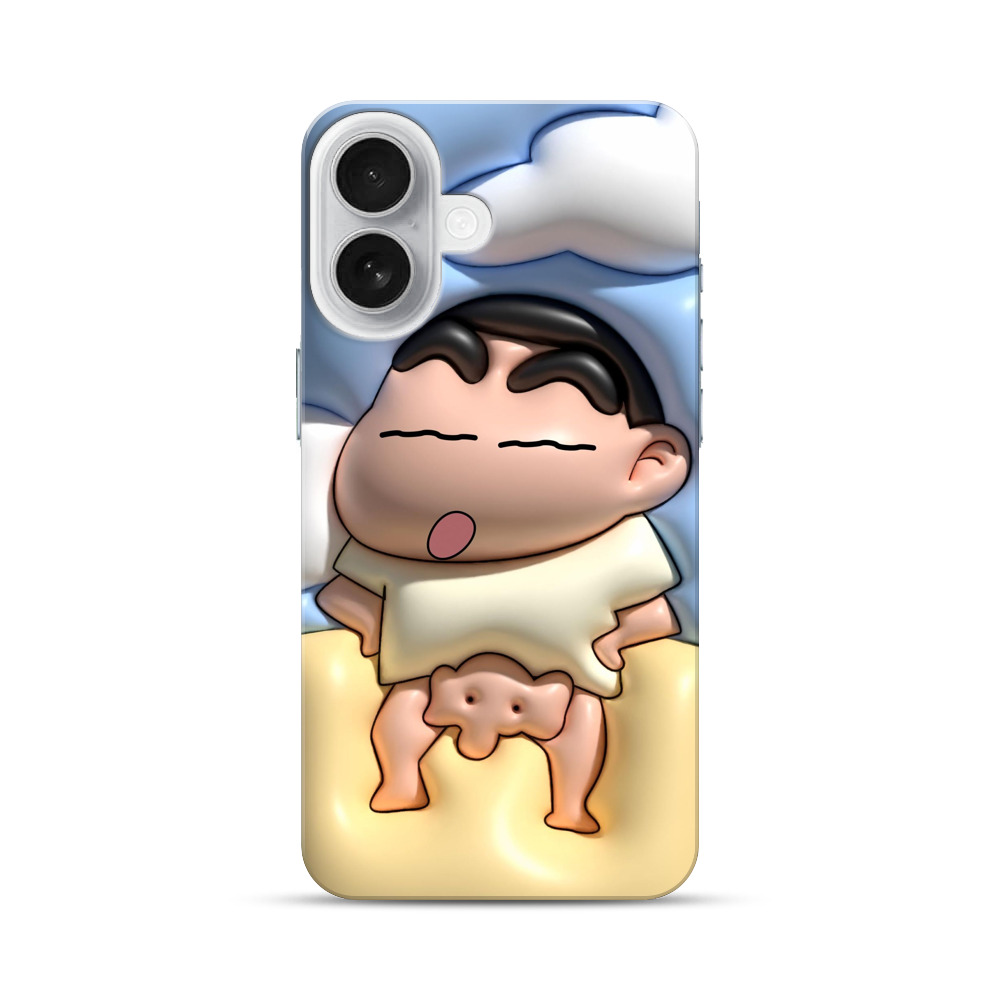 ねているしんちゃん iPhone 17オリジナルハードケース