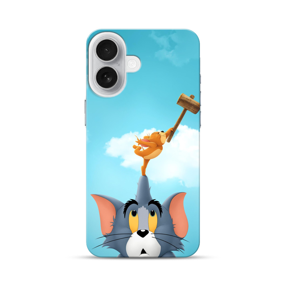 ねずみと木のハンマー iPhone 17オリジナルハードケース